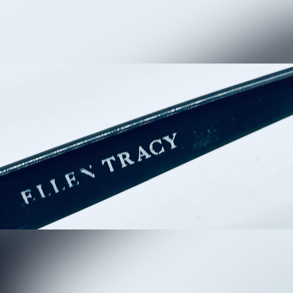 Ellen Tracy Black Oval Sunglasses Frames Only - Picture 7 of 8